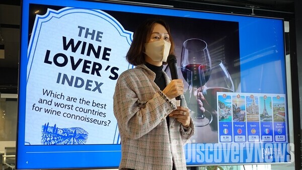 사진= 이탈리아 관광청 한국사무소 김보영 대표가 이탈리아 관광 산업에 대해 설명하고 있다.   ⓒ디스커버리뉴스 정기환 기자