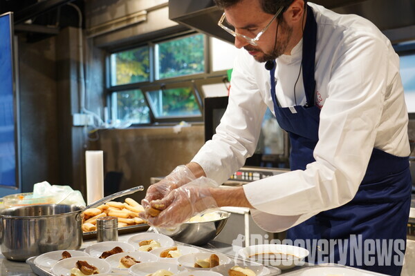 ​▲이탈리아 파스타 문화 소개 시연, 시식 현장 ⓒ이탈리아관광청​