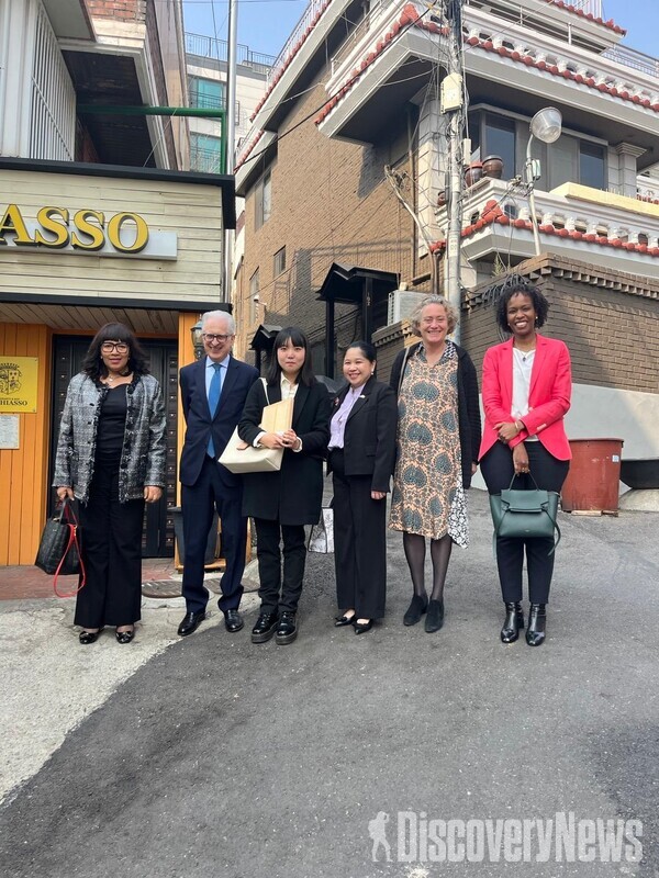 ▲주한 여성 재외공관장들과 오찬 ⓒ주한이탈리아대사관