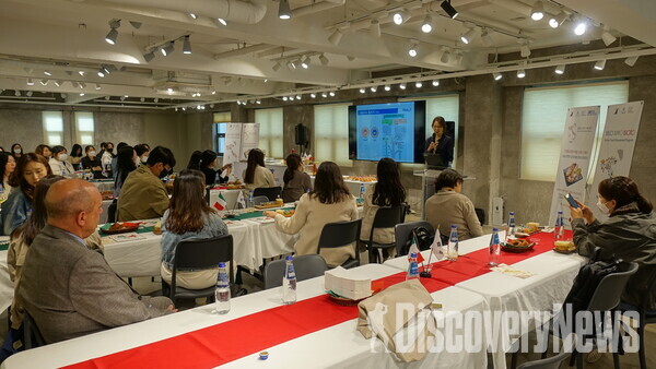 ▲이탈리아 관광청, 전채요리의 여왕 이탈리아 브루스케타 클래스 강연 세미나 현장    ⓒ디스커버리뉴스 정기환 기자