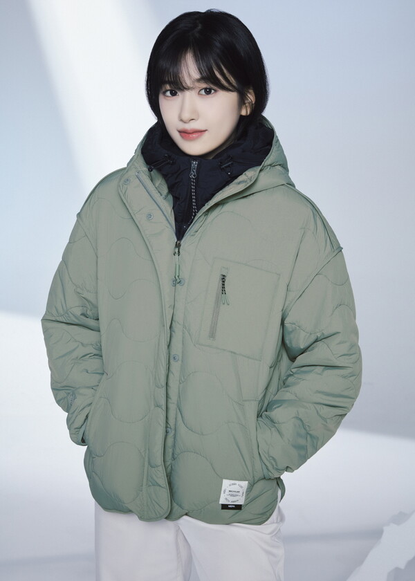 네파, 모델 안유진과 23 FW 시즌 화보 공개