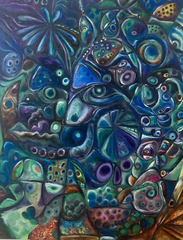 '나의 작은 친구를 만나러 가는 길에 이탈리아의 햇빛을 마셔요' 전시 작품  [사진=이탈리아관광청]