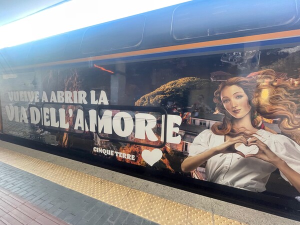 이탈리아 관광부 래핑 기차  [사진=이탈리아관광청]