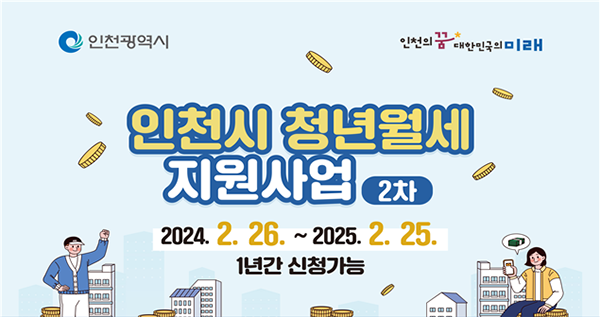 인천시청년월세지원사업 신청방법