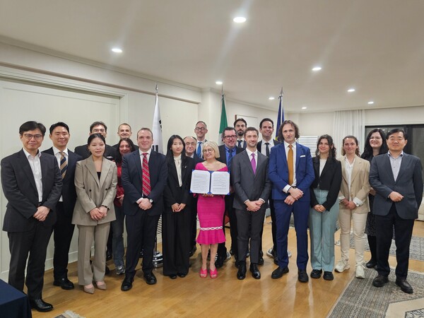 주한 이탈리아 과학인 협회 발족식   [사진=주한이탈리아대사관]